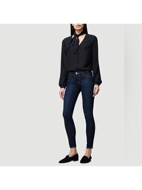 Frame Denim Le Skinny De Jeanne Women's Deep Indigo Skinny Jeans Size 28